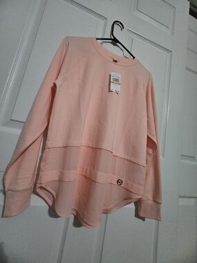 Michael Kors Dusty Coral Crewneck Pullover